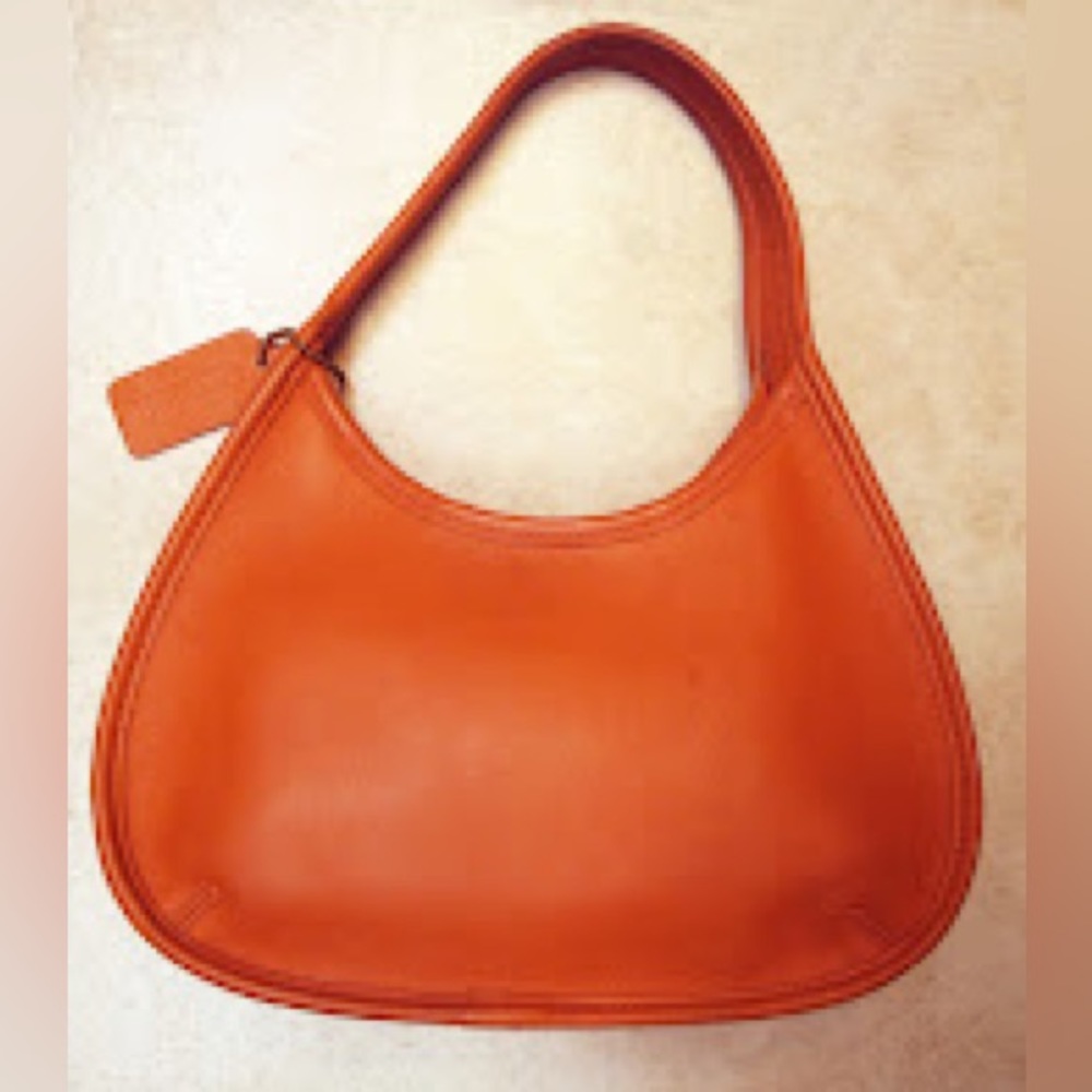 Vintage Coach Ergo Mini Satchel 9027, Tangerine